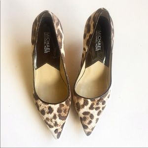 Michael Kors leopard print heels
